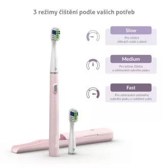 Szczoteczka soniczna TrueLife SonicBrush Slim20 różowa
