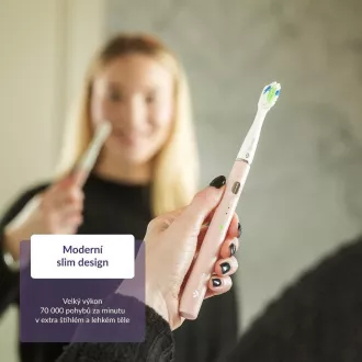 Szczoteczka soniczna TrueLife SonicBrush Slim20 różowa