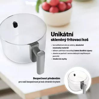 Lauben Glass&Grill Air Fryer 3in1 5500BG - frytownica na gorące powietrze