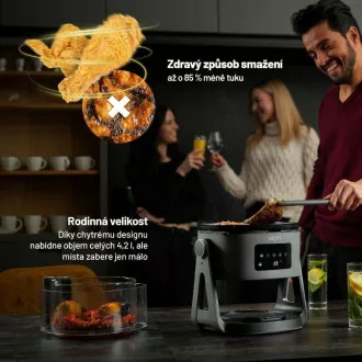 Lauben Glass&Grill Air Fryer 3in1 5500BG - frytownica na gorące powietrze