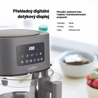 Lauben Glass&Grill Air Fryer 3in1 5500BG - frytownica na gorące powietrze
