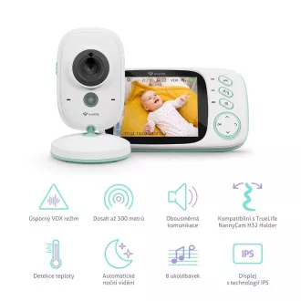 TrueLife NannyCam H32 Pro - cyfrowa niania wideo dla niemowląt