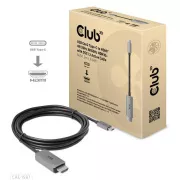 Kabel Club3D USB-C do HDMI, 4K120Hz 8K60Hz HDR10 z DSC1.2, aktywny kabel, M/M, 3m