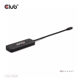 Club3D Hub MST USB-C do 3xHDMI, pojedynczy: 8K30Hz, potrójny: 4K60Hz