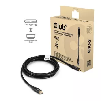 Club3D Kabel USB-C do MiniDisplayPort 2.1, 8K30Hz, DSC1.2, UHBR10, 2m