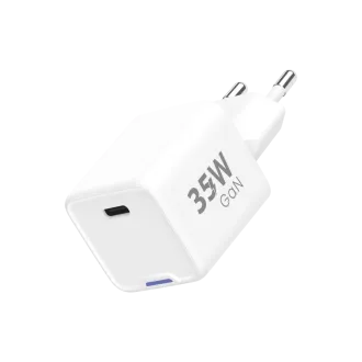 WG - GaN 1x USB-C, PD 35W, biały