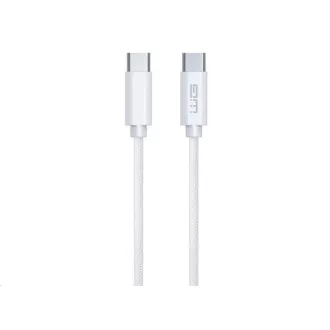 WG - Kabel do transmisji danych Type-C do Type-C, 3 metry, 3A, 60W, biały WG - Kabel do transmisji danych Type-C do Type-C, 3 metry, 3A, 60W, biały