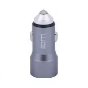 WG - Ładowarka samochodowa 2x USB 58, 5W, 1x USB-C PD 36W   1x USB-A 22,5W, srebrna