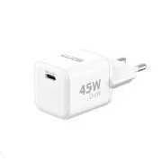 WG - GaN 1x USB-C, PD PPS 45W, biały