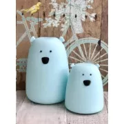 Rabbit & Friends Teddy Bear Touch Lamp | Niebieski