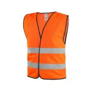 Kamizelka odblaskowa GUSTAV, pomarańczowa, rozmiar 2XL/3XL