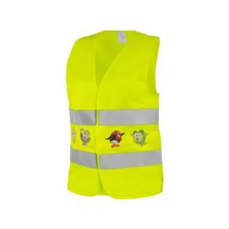 Kamizelka CXS TEDDY, odblaskowa, dziecięca, żółta, rozmiar XS