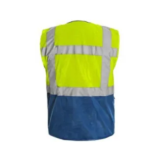 Kamizelka BOLTON, ostrzegawcza, żółto-niebieska, rozmiar 2XL Kamizelka BOLTON, ostrzegawcza, żółto-niebieska, rozmiar 2XL