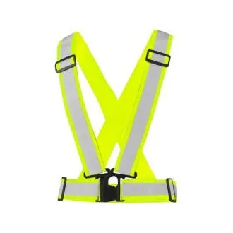Odblaskowy, elastyczny pas CXS KŘÍŽ CROSS BELT, żółty
