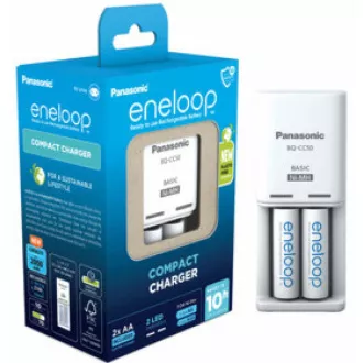PANASONICNAB. KJ50MCC20E 2xAA ENELOOP N, 2000 mAh do AA/AAA (Blistr 2szt   ładowarka)