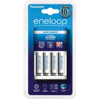 PANASONIC NAB. KJ51MCC04E 4xAAA ENELOOP N, 800 mAh do AA/AAA (Blistr 4szt   ładowarka)