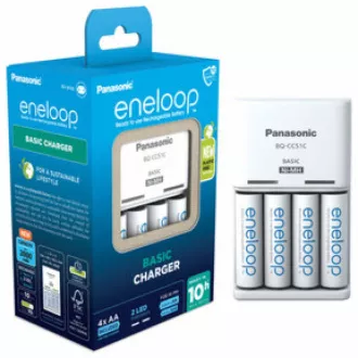 PANASONIC NAB. KJ51MCC40E 4xAA ENELOOP N, 2000 mAh do AA/AAA (Blistr 4szt   ładowarka)
