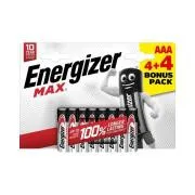 Energizer LR03/8 Max AAA 4 4 gratis