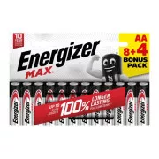 Energizer LR6/12 Max AA 8 4 gratis