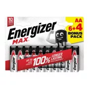 Energizer LR6/10 Max AA 6 4 gratis