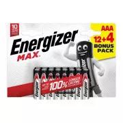 Energizer LR03/16 Max AAA 12 4 gratis