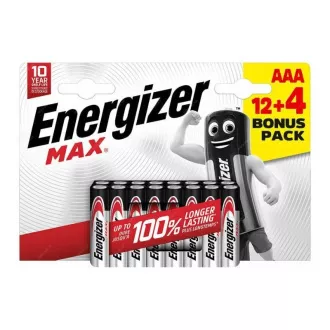 Energizer LR03/16 Max AAA 12 4 gratis Energizer LR03/16 Max AAA 12 4 gratis