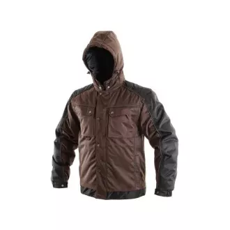 Kurtka CXS IRVINE, zimowa, męska, brązowo-czarna, rozmiar XL Kurtka CXS IRVINE, zimowa, męska, brązowo-czarna, rozmiar XL