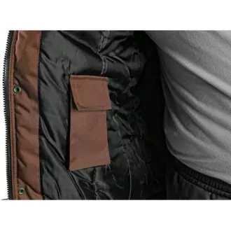 Kurtka CXS IRVINE, zimowa, męska, brązowo-czarna, rozmiar XL Kurtka CXS IRVINE, zimowa, męska, brązowo-czarna, rozmiar XL