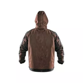 Kurtka CXS IRVINE, zimowa, męska, brązowo-czarna, rozmiar 2XL