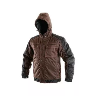 Kurtka CXS IRVINE, zimowa, męska, brązowo-czarna, rozmiar 4XL Kurtka CXS IRVINE, zimowa, męska, brązowo-czarna, rozmiar 4XL