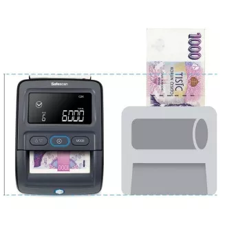 Detektor fałszywych banknotów SAFESCAN 155-S, czarny Detektor fałszywych banknotów SAFESCAN 155-S, czarny