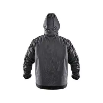 Kurtka CXS IRVINE, zimowa, męska, szaro-czarna, rozmiar 2XL