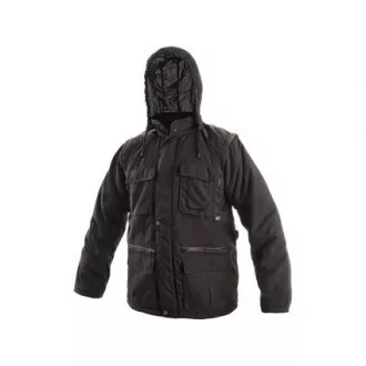 Kurtka zimowa męska GEORGIA, czarna, rozmiar 3XL