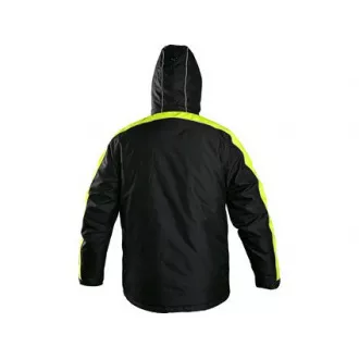 Kurtka CXS BRIGHTON, zimowa, czarno-żółta, rozmiar 3XL