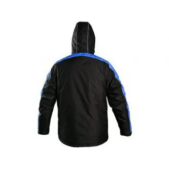 Kurtka CXS BRIGHTON, zimowa, czarno-niebieska, rozmiar 3XL