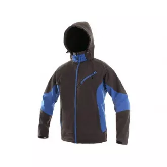 Męska kurtka softshell CXS SACRAMENTO, szaro-niebieska, rozmiar 2XL Męska kurtka softshell CXS SACRAMENTO, szaro-niebieska, rozmiar 2XL