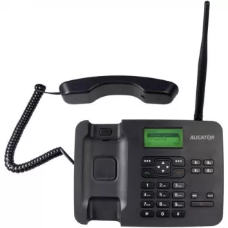 Telefon stacjonarny Aligator GSM T100, biały