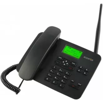 Telefon stacjonarny Aligator GSM T100, biały