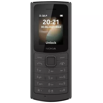 Nokia 105 Dual SIM, 4G, černá (2023) - Rozpakowany