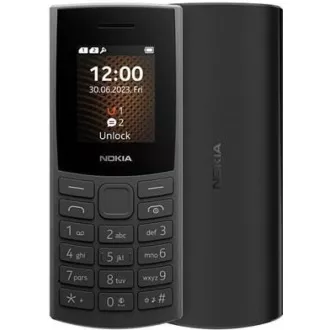 Nokia 105 Dual SIM, 4G, černá (2023) - Rozpakowany