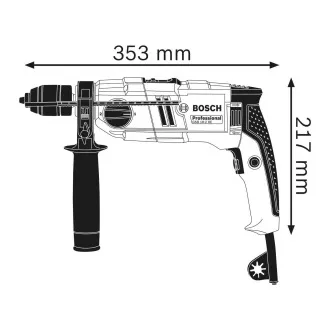 Wiertarka udarowa Bosch GSB 18-2 RE, 800 W, ściana 18 / 14 mm, drewno 35 / 22 mm Wiertarka udarowa Bosch GSB 18-2 RE, 800 W, ściana 18 / 14 mm, drewno 35 / 22 mm