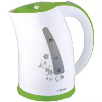 Czajnik elektryczny Orava VK-3417 G, 2000 W, 1,7 l, automatyczne wyłączanie, biały/zielony