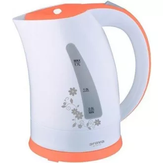 Czajnik elektryczny Orava VK-3417 G, 2000 W, 1,7 l, automatyczne wyłączanie, biały/zielony