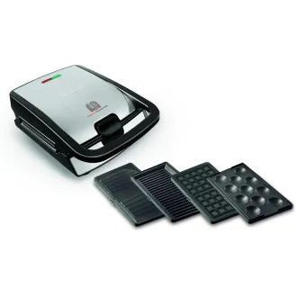 TEFAL SW854D16 Snack Collection toster 4w1, 700 W, wyjmowane płyty, wskaźnik gotowości do pracy
