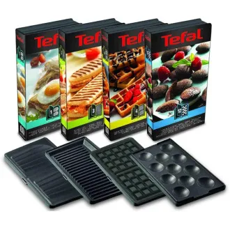 TEFAL SW854D16 Snack Collection toster 4w1, 700 W, wyjmowane płyty, wskaźnik gotowości do pracy