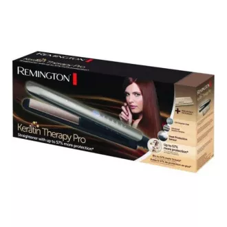 Prostownica do włosów Remington Keratin Therapy Pro S8590, 5 temperatur, szybkie nagrzewanie, automatyczne wyłączanie, etui Prostownica do włosów Remington Keratin Therapy Pro S8590, 5 temperatur, szybkie nagrzewanie, automatyczne wyłączanie, etui