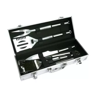 Zestaw przyborów do grillowania Landmann w aluminiowej walizce - 5 sztuk, stal nierdzewna, Zestaw przyborów do grillowania Landmann w aluminiowej walizce - 5 sztuk, stal nierdzewna,