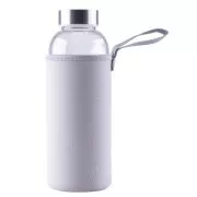 Steuber Butelka szklana z pokrywą 500 ml, szara