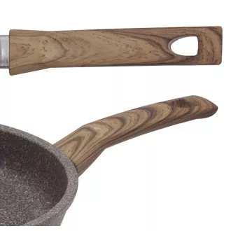 Steuber Patelnia aluminiowa STONEWOOD, średnica 28 cm