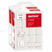 Ręczniki pap. Z-Z Katrin Classic 2vrs. biały z recyklingu 4000szt pudełko